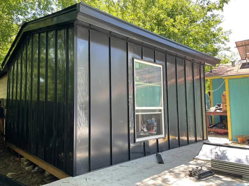 Black standing seam metal wall panels for Metal Roof Installation in Canal Winchester